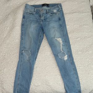 Hollister ripped jeans